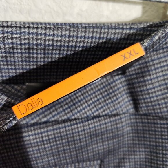 Dalia Pants Womens XXL Houndstooth Narrow Leg Stretch Dress Pants New Preppy - Picture 5 of 13